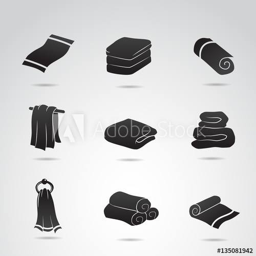 Towel Vector Icon 500x500 Towel Vector Icon