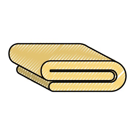 Colored Crayon Silhouette Of Folded Bath Towel Vector Illustration 450x450 Colored Crayon Silhouette Of Folded Bath Towel Vector Illustration