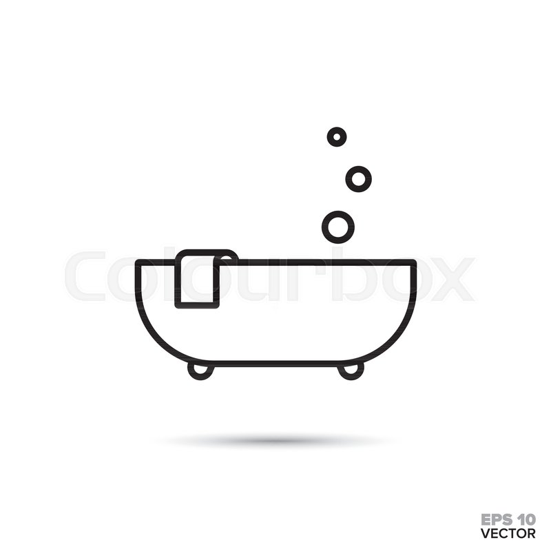 Bathtub With Bubble Bath And Towel Stock Vector Colourbox 800x800 Bathtub With Bubble Bath And Towel Stock Vector Colourbox