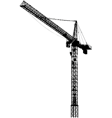 Tower Crane Sketch at PaintingValley.com | Explore collection of Tower ...