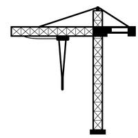 200x200 Tower Crane Free Vector Art