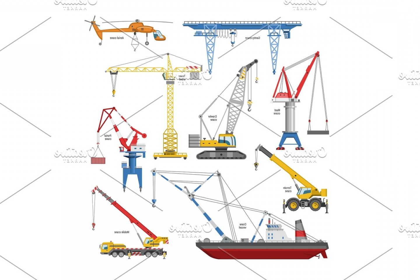 1440x960 Crane Vector Tower Crane And Soidergi
