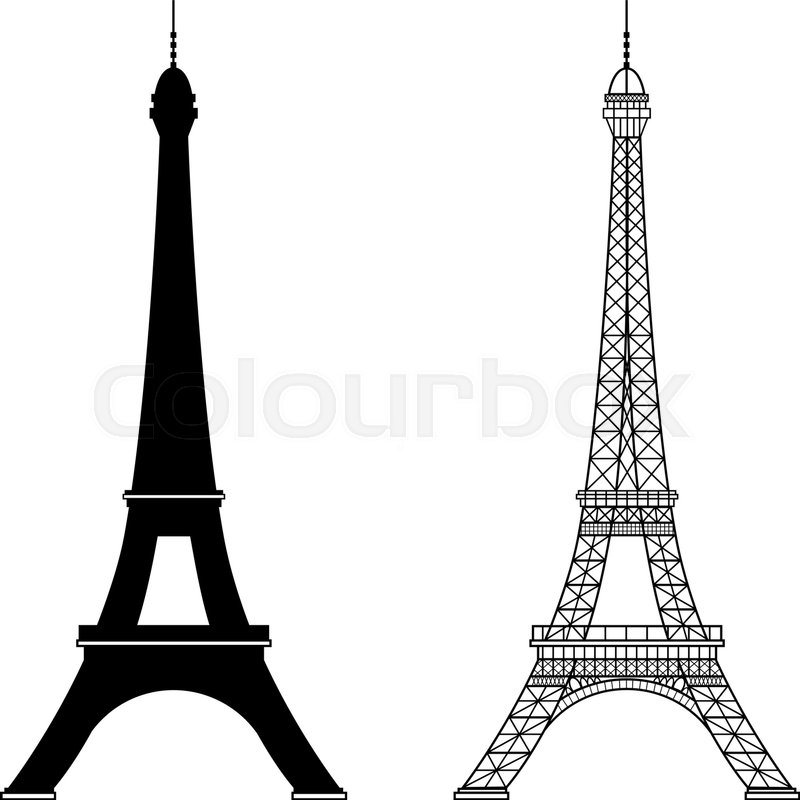Eiffel Tower Isolated Vector Stock Vector Colourbox 800x800 Eiffel Tower Isolated Vector Stock Vector Colourbox