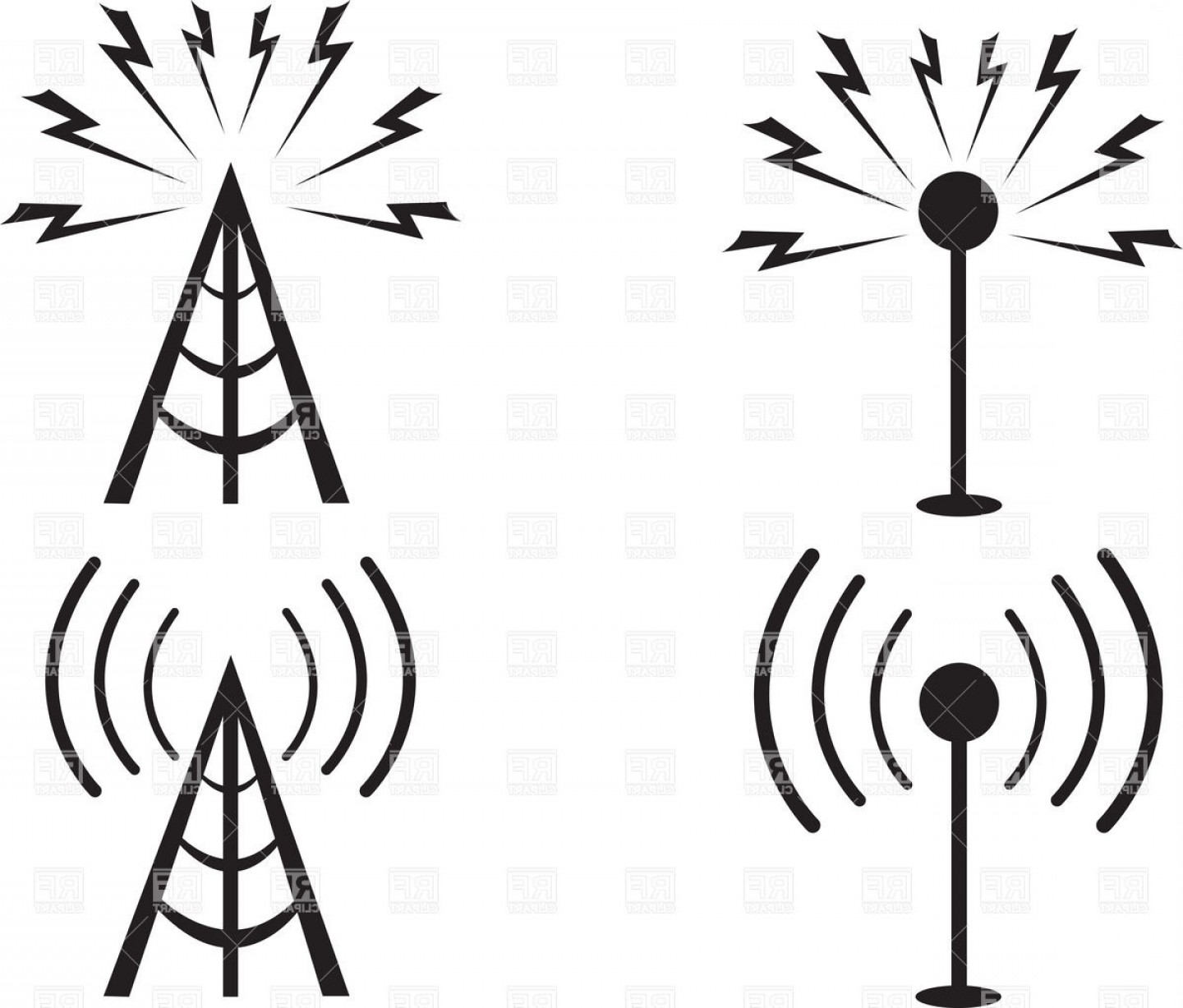 Schematic Signal Towers Vector Clipart Hoodamathrun 1440x1227 Schematic Signal Towers Vector Clipart Hoodamathrun