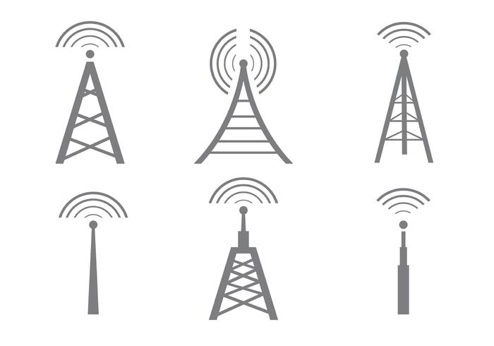 Vector Cell Tower Icons 700x490 Vector Cell Tower Icons