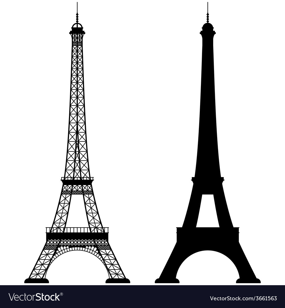 Eiffel Tower Vector 1000x1080 Eiffel Tower Vector