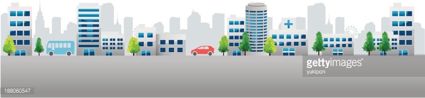 859x199 City Town Background Vector Premium Clipart