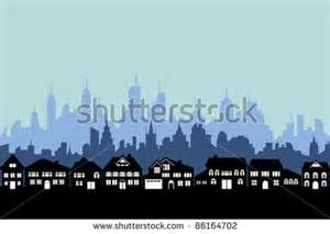 300x213 Town Silhouette Stock Photos, Images, Pictures Shutterstock