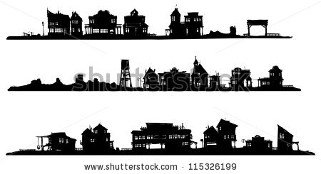 450x245 Western Landscape Silhouette Clipart Free Cliparts Download