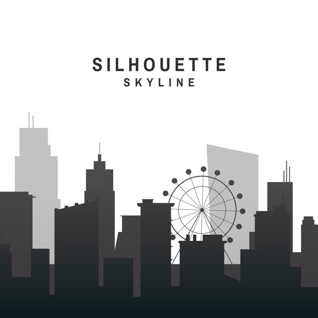 626x626 City Silhouette Vectors, Photos And Free Download