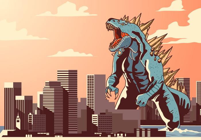 700x490 Godzilla In Town Vector Free Graphics Uihere