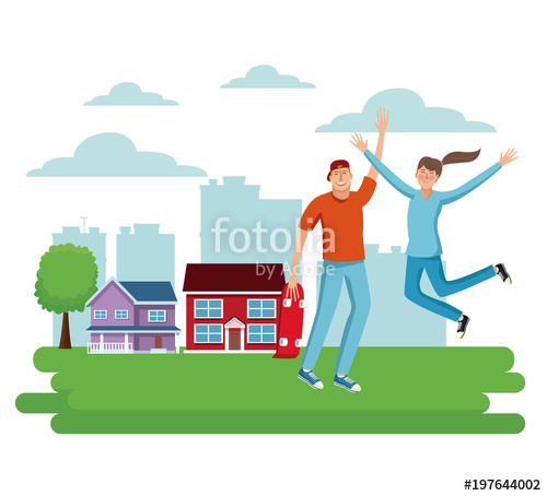 500x454 Young People Jumping