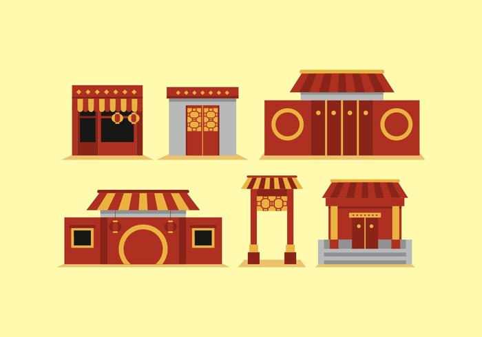 700x490 Free China Town Vector