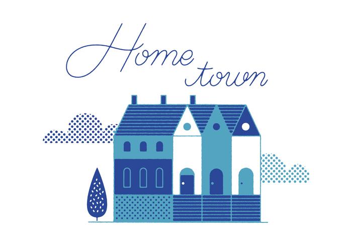 700x490 Free Home Town Vector