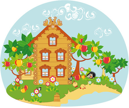 440x368 Town Free Vector Download