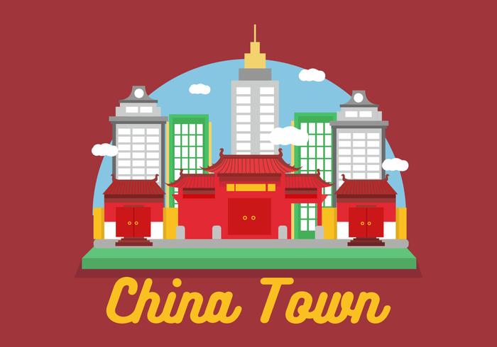 700x490 China Town Vector