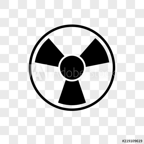 500x500 Toxic Vector Icon On Transparent Background, Toxic Icon