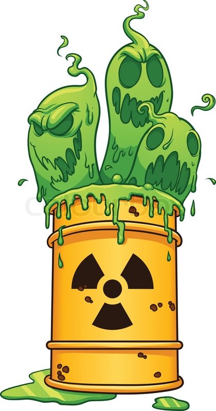 420x800 Barrel With Toxic Waste Stock Vector Colourbox