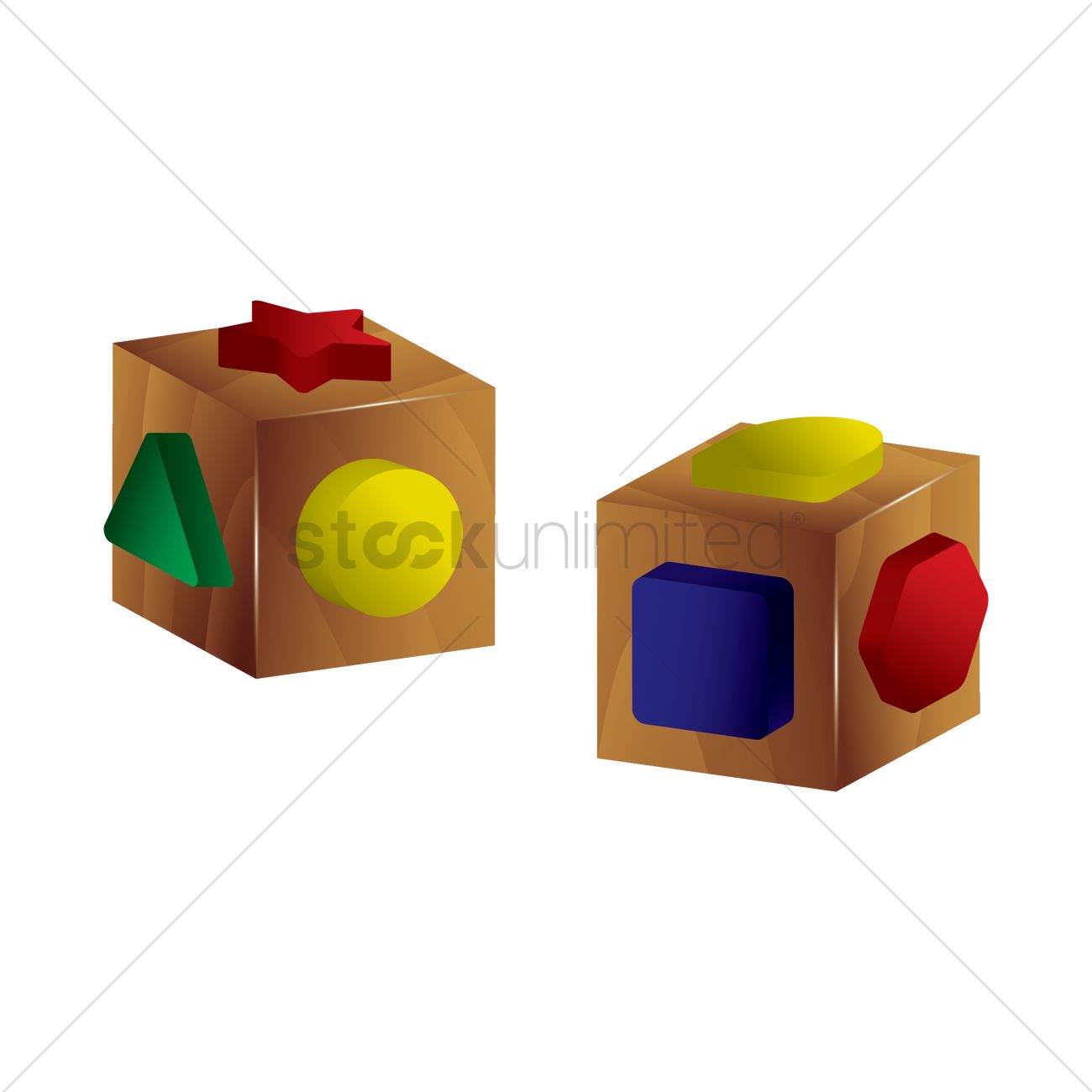 Toy Blocks Vector Image 1300x1300 Toy Blocks Vector Image