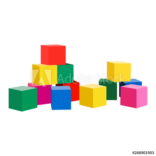 Toy Blocks Vector Icon On A White Background Baby Toys 500x500 Toy Blocks Vector Icon On A White Background Baby Toys