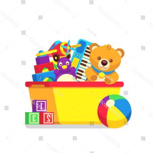 300x300 Kids Toys Box Vector Clipart Soidergi