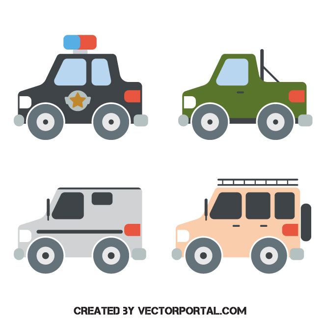 660x660 Toy Cars Vector Icons
