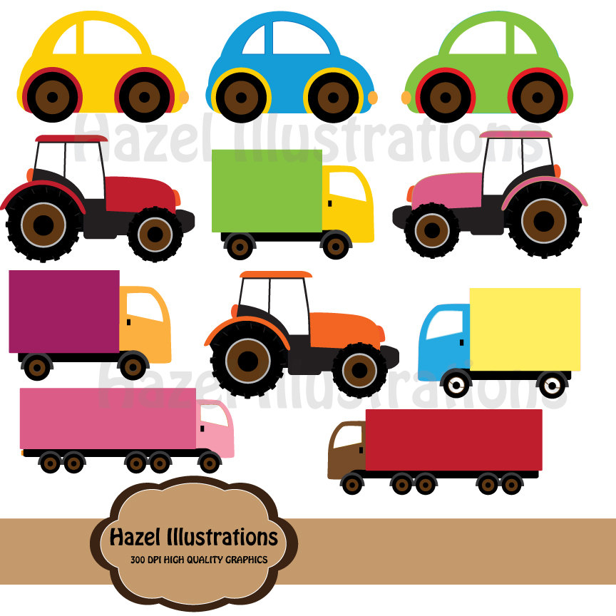 864x864 Clipart Toy Cars Collection