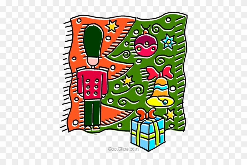 Toy Soldier Under The Christmas Tree Royalty Free Vector 840x560 Toy Soldier Under The Christmas Tree Royalty Free Vector