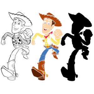 300x300 The Toy Story Layered Dxf Vector Geekchicpro