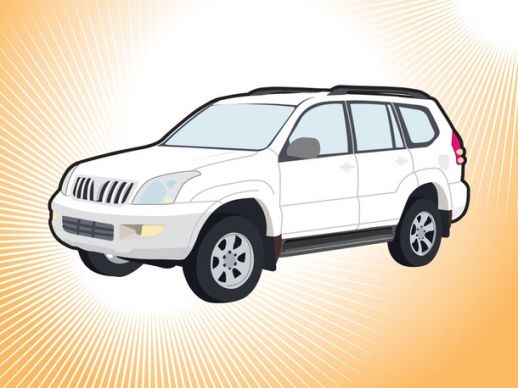 Toyota Car Vector 518x388 Toyota Car Vector