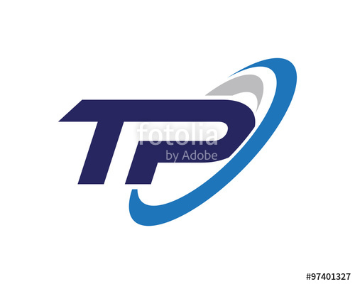 500x400 Tp Swoosh Letter Logo Stock Image And Royalty Free Vector