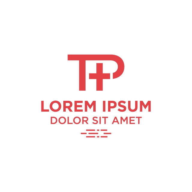 640x640 Vector Illustration Letter T P And Plus Symbol Icon Logo Design