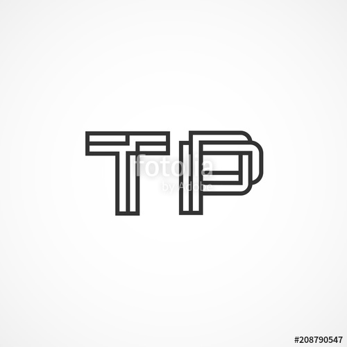 500x500 Initial Letter Tp Logo Vector Design Stock Image And Royalty Free