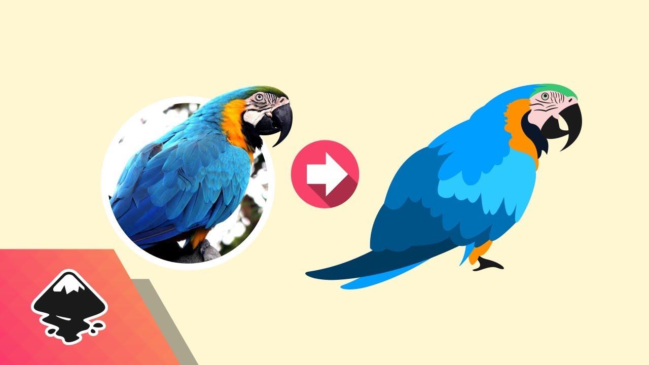 Inkscape Tutorial Vector Image Trace 1280x720 Inkscape Tutorial Vector Image Trace