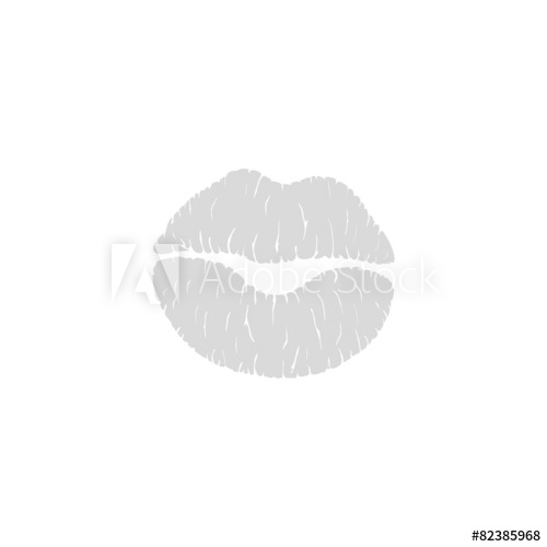 Simple Icon Trace Of A Kiss 500x500 Simple Icon Trace Of A Kiss