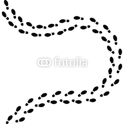 Black Foot Prints Isolated On White Background Shoe's Trace 400x400 Black Foot Prints Isolated On White Background Shoe's Trace
