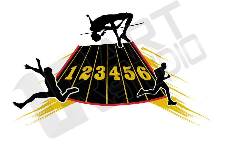 923x578 Vector Background For Track And Field Logo Design For T Shirt