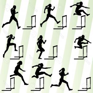 300x300 Javelin Throwing Sportswoman Track And Field Vector Hoodamathrun