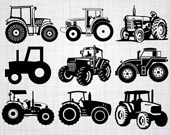 340x270 Huge Collection Of 'farm Tractor Silhouette' Download More Than