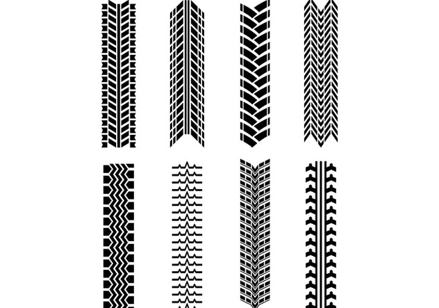 632x443 Set Of Tractor Tire Vector Free Vector Download Cannypic