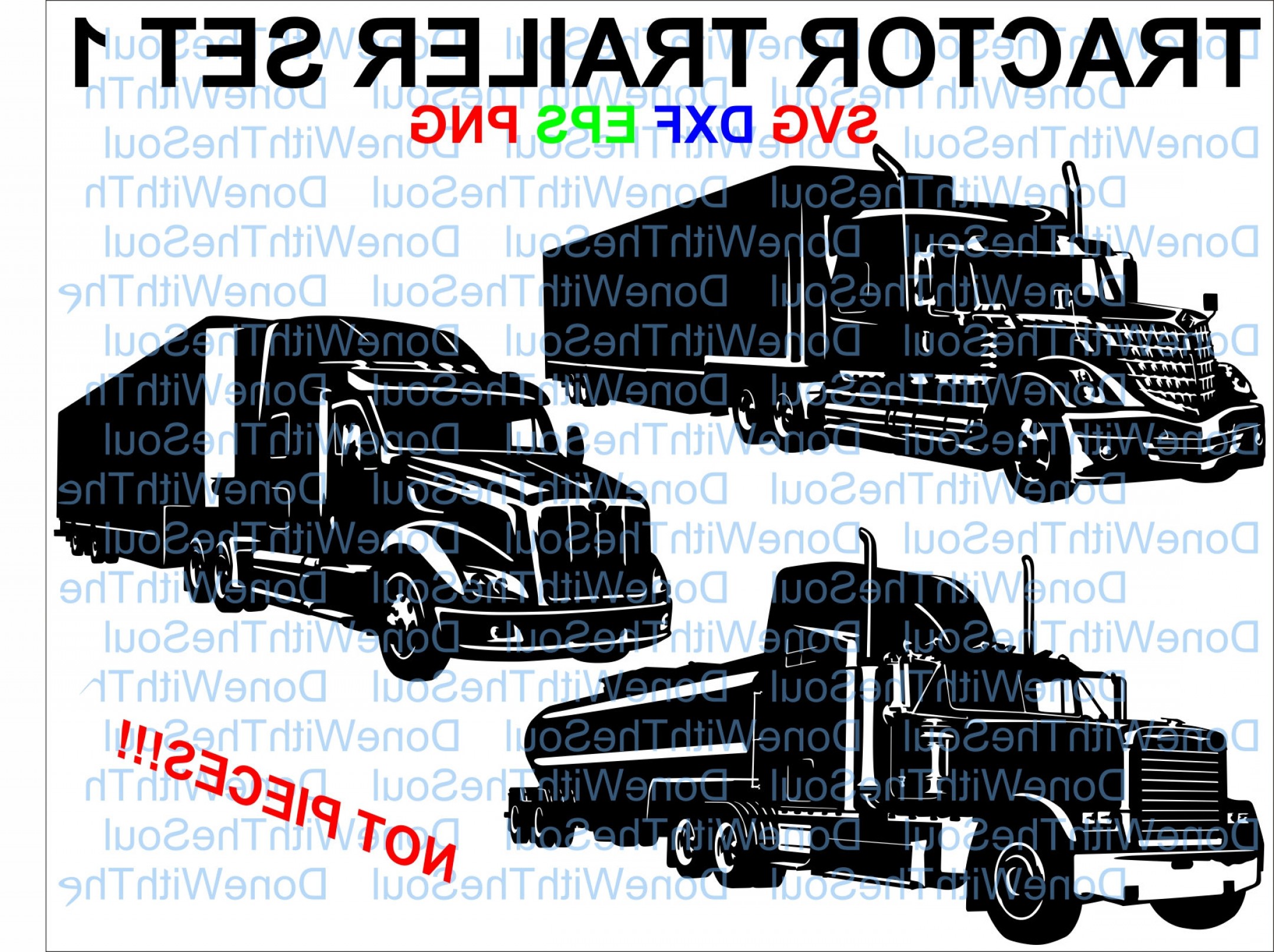 Tractor Trailer Set Semi Trailer Newwaysys 2160x1615 Tractor Trailer Set Semi Trailer Newwaysys