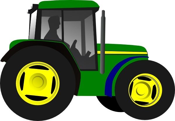 600x416 Vector Tractor For Free Download