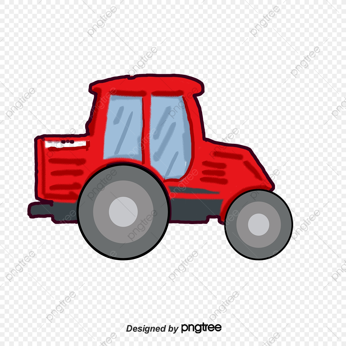 1200x1200 Cartoon Tractor, Cartoon Vector, Tractor Vector, To Drag Png