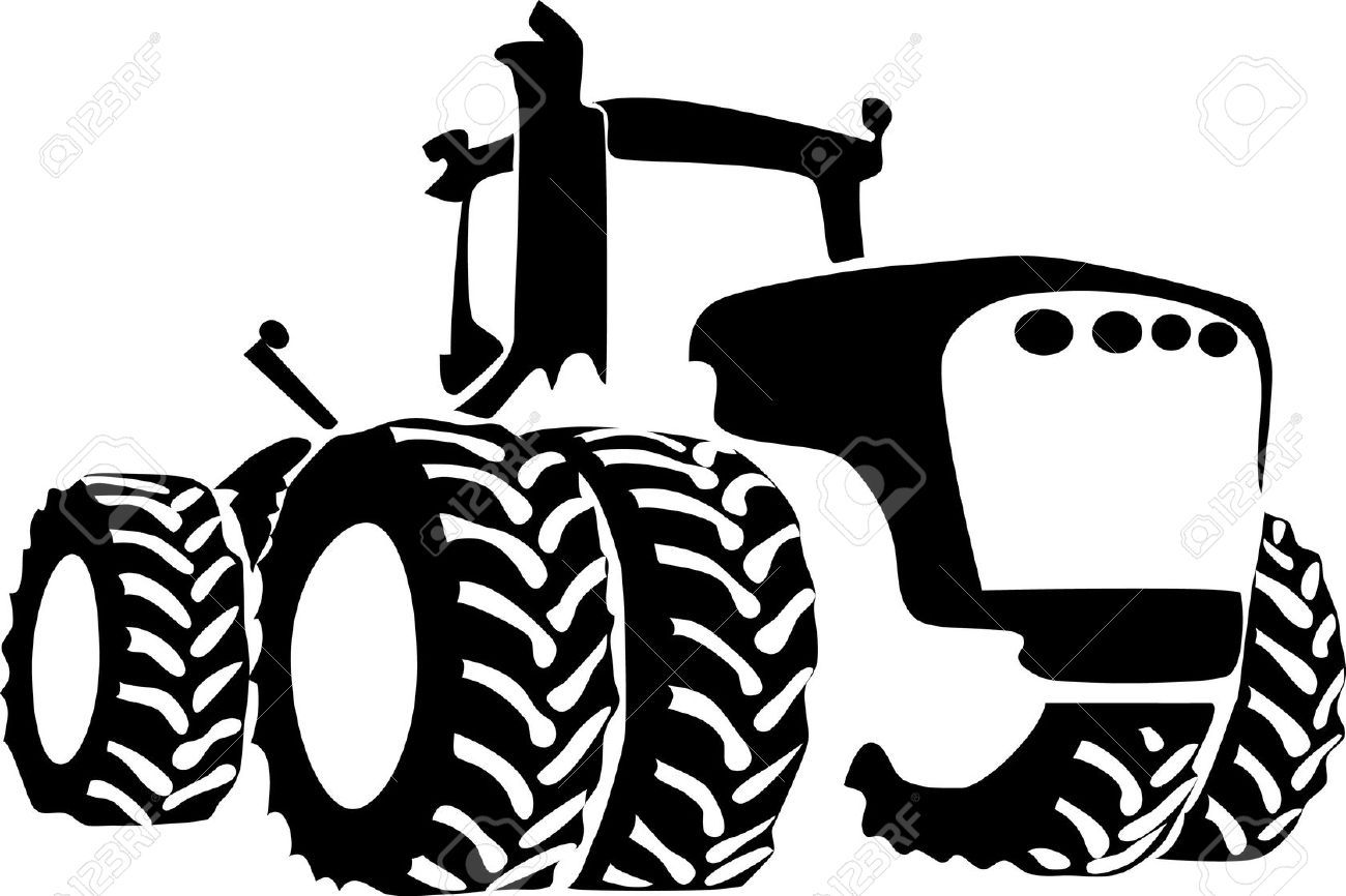 1300x866 Stock Vector Logo Design Tractor Logo, Tractor Silhouette
