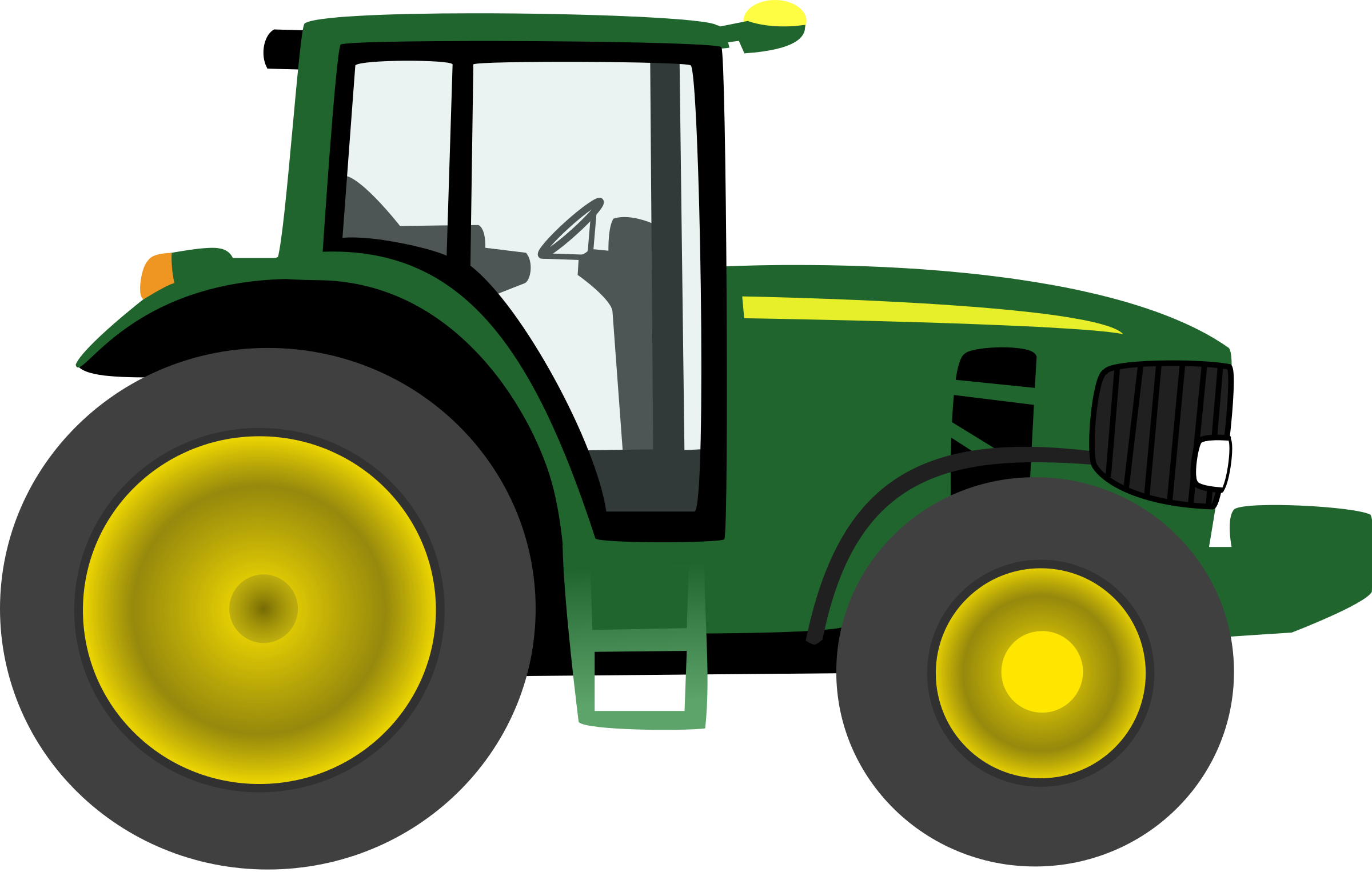 2400x1526 Tractor Clip Art