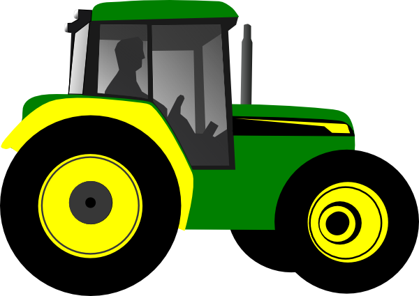 600x425 Tractor Clip Art Vector