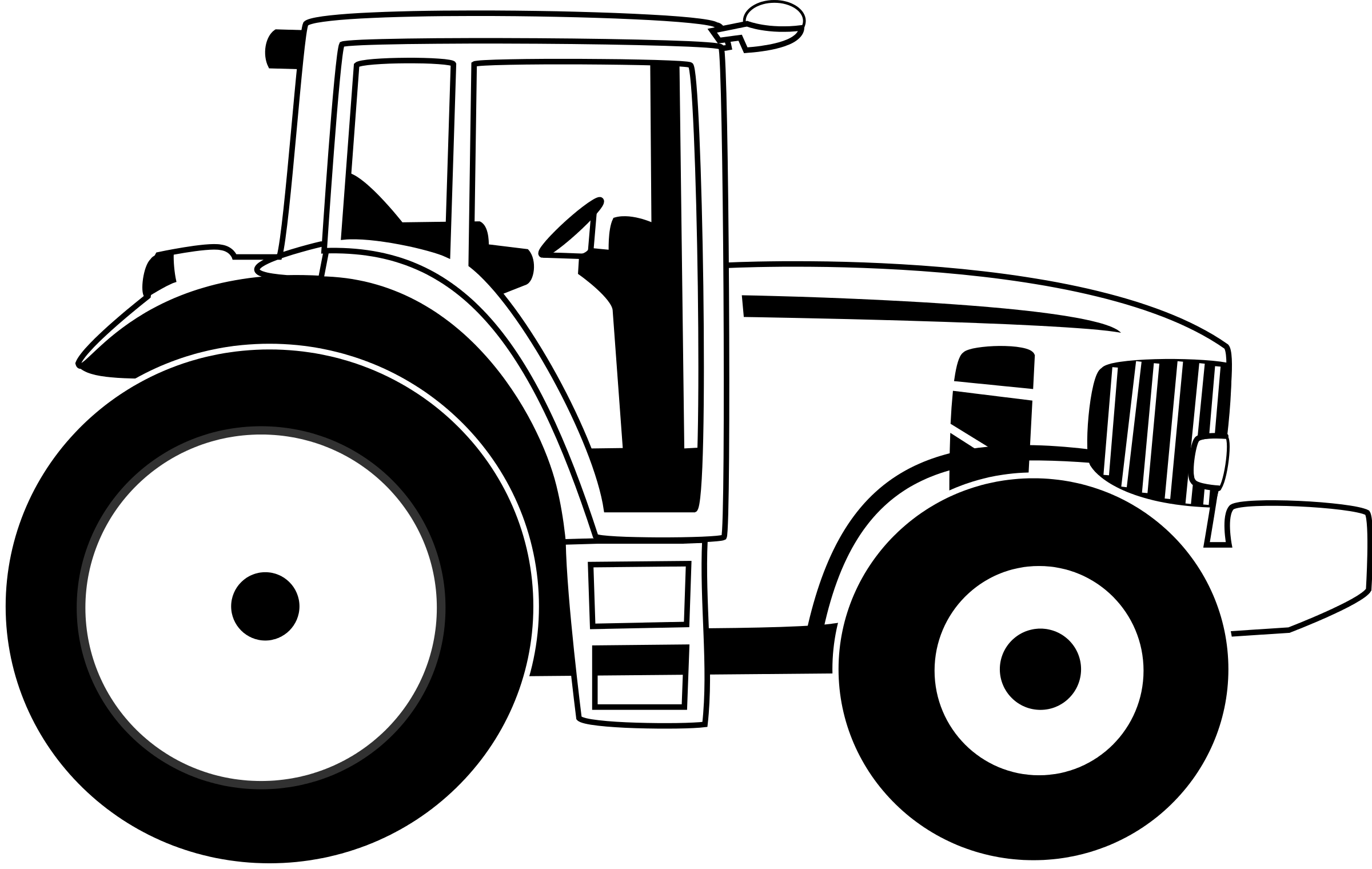 2400x1520 Tractor Clipart