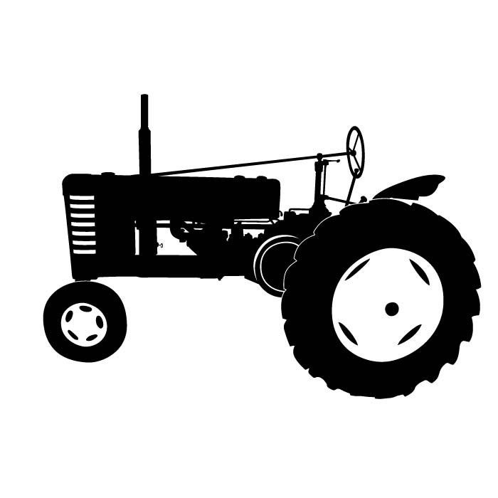 700x700 Tractor Silhouette Clip Art Antique Tractor Silhouette Allis