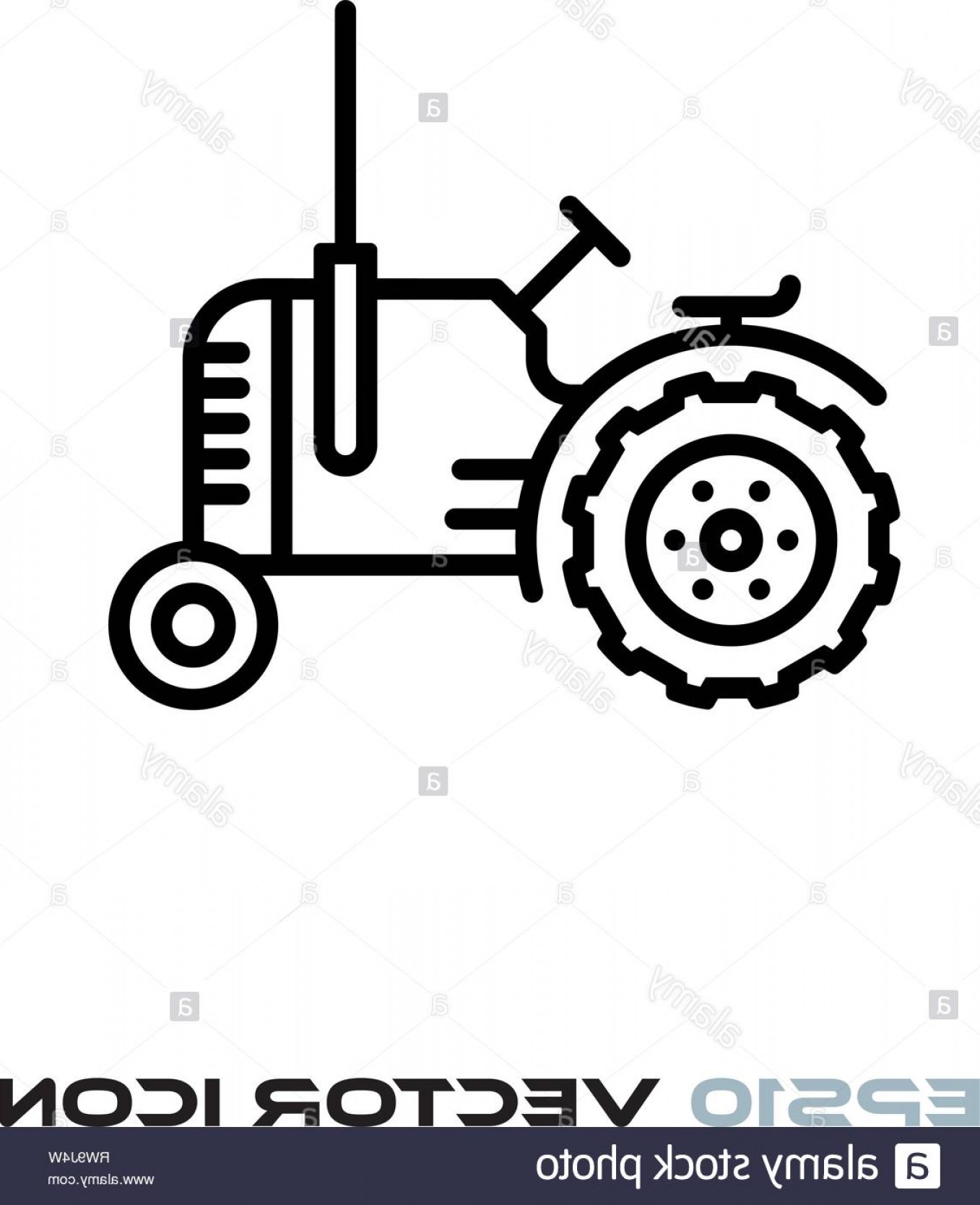 1357x1668 Vintage Tractor Vector Art Hoodamath