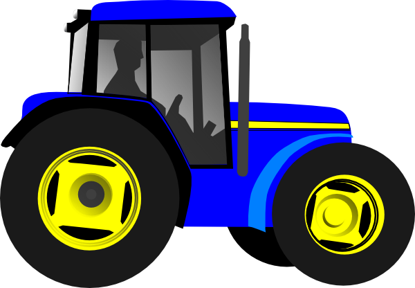 600x416 Blue Tractor Clip Art Pictures Cards Mostly Papercrafts